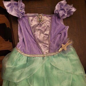 Disney Princess Ariel (The Little Mermaid) Costume Size 5-6T - Purple & Green